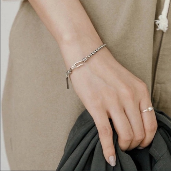 NEW 925 STERLING SILVER CHAIN BRACELET, NICE BRACELET, CUTE BRACELET - Picture 6 of 7